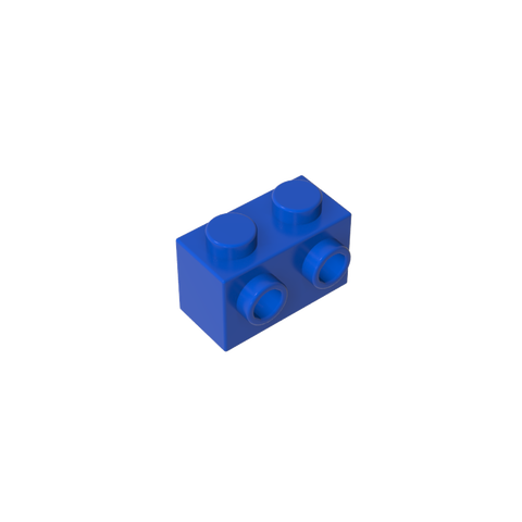 Gobricks,Brick Special 1 x 2 with 2 Studs on 1 Side,11211