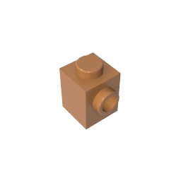 Brick Special 1 x 1 with Stud on 1 Side ,87087