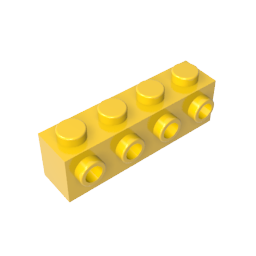 Brick Special 1 x 4 with 4 Studs on One Side ,30414