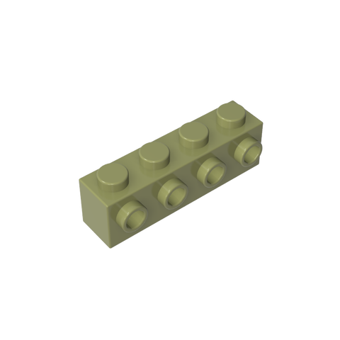 Gobricks,Brick Special 1 x 4 with 4 Studs on One Side,30414