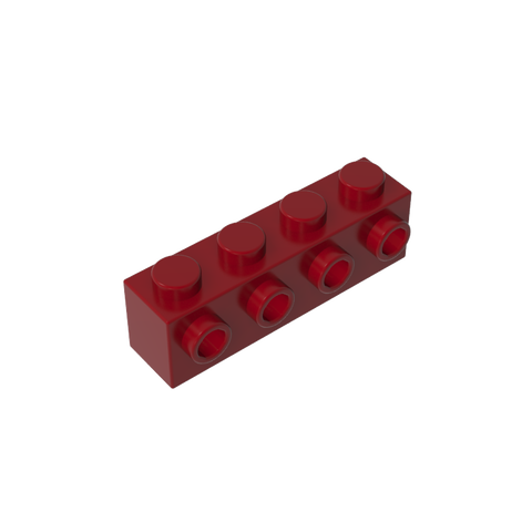 Gobricks,Brick Special 1 x 4 with 4 Studs on One Side,30414