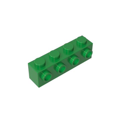 Gobricks,Brick Special 1 x 4 with 4 Studs on One Side,30414