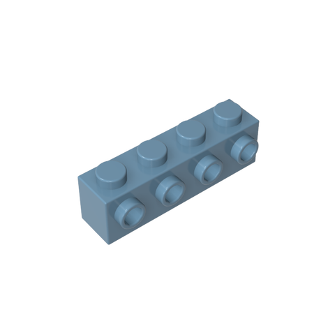Gobricks,Brick Special 1 x 4 with 4 Studs on One Side,30414