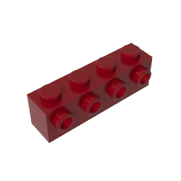 Brick Special 1 x 4 with 4 Studs on One Side ,30414