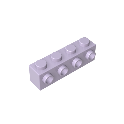 Gobricks,Brick Special 1 x 4 with 4 Studs on One Side,30414