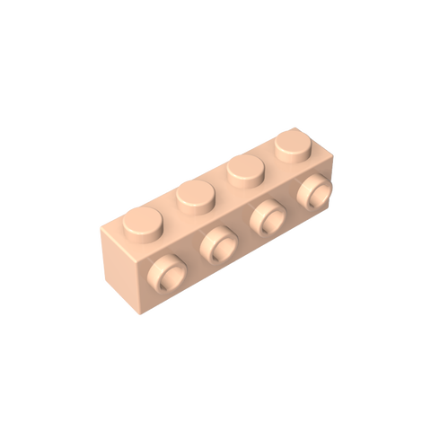 Gobricks,Brick Special 1 x 4 with 4 Studs on One Side,30414