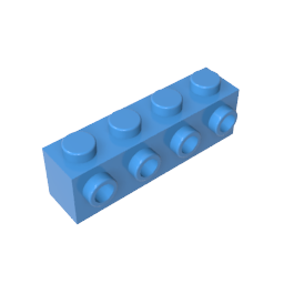 Brick Special 1 x 4 with 4 Studs on One Side ,30414