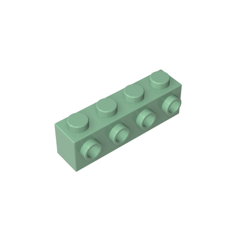 Gobricks,Brick Special 1 x 4 with 4 Studs on One Side,30414