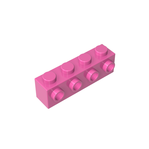 Gobricks,Brick Special 1 x 4 with 4 Studs on One Side,30414