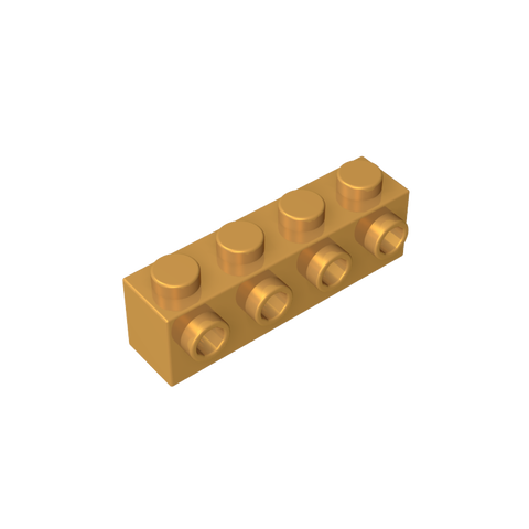 Gobricks,Brick Special 1 x 4 with 4 Studs on One Side,30414
