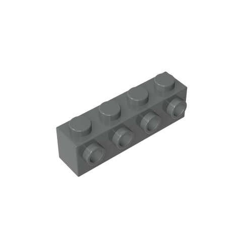 Gobricks,Brick Special 1 x 4 with 4 Studs on One Side,30414
