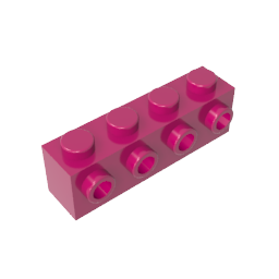 Brick Special 1 x 4 with 4 Studs on One Side ,30414