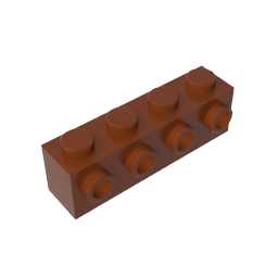 Brick Special 1 x 4 with 4 Studs on One Side ,30414