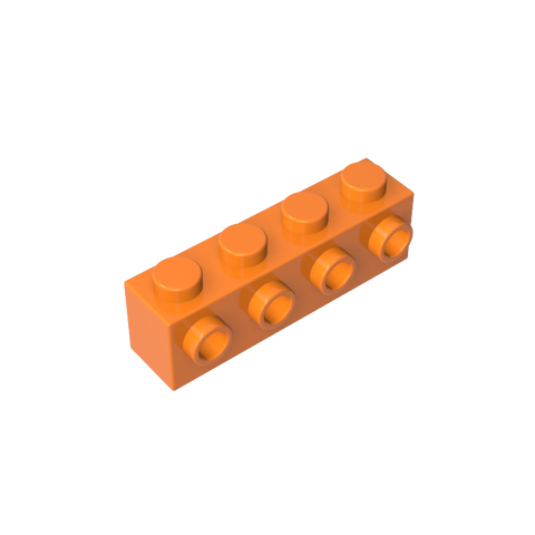 Gobricks,Brick Special 1 x 4 with 4 Studs on One Side,30414