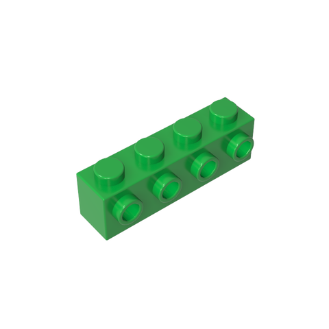 Gobricks,Brick Special 1 x 4 with 4 Studs on One Side,30414