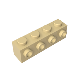 Brick Special 1 x 4 with 4 Studs on One Side ,30414