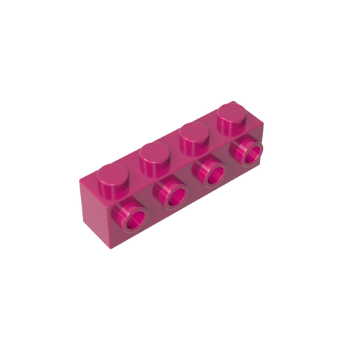 Gobricks,Brick Special 1 x 4 with 4 Studs on One Side,30414