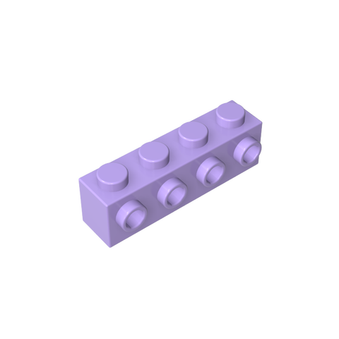Gobricks,Brick Special 1 x 4 with 4 Studs on One Side,30414