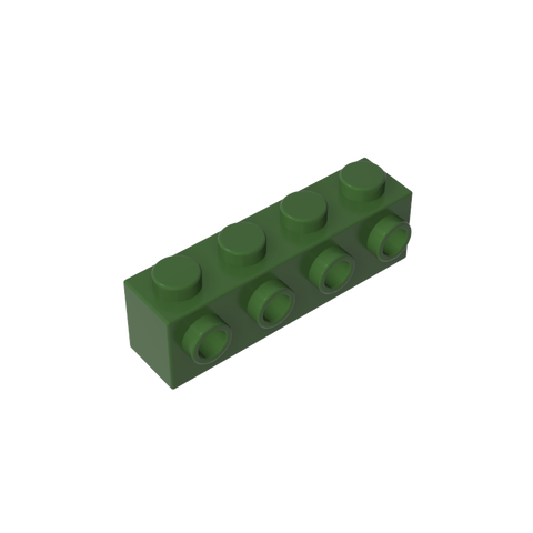 Gobricks,Brick Special 1 x 4 with 4 Studs on One Side,30414