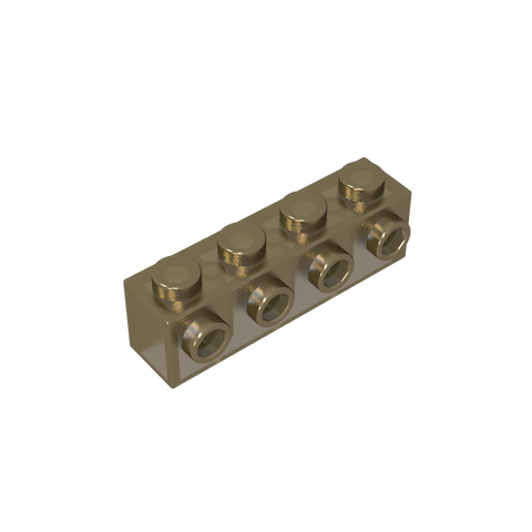 Gobricks,Brick Special 1 x 4 with 4 Studs on One Side,30414