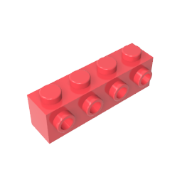 Brick Special 1 x 4 with 4 Studs on One Side ,30414