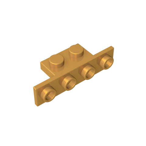Gobricks,Bracket 1 x 2 - 1 x 4 [Rounded Corners],2436b,10201,2436a,2436,2436c,28802