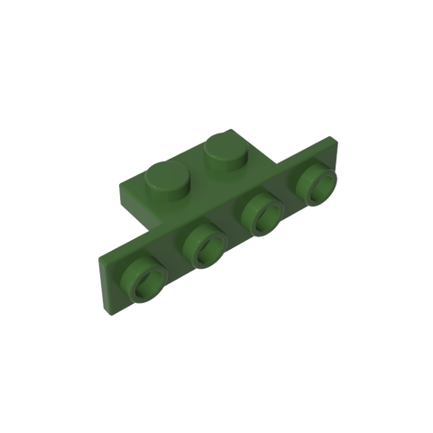 Gobricks,Bracket 1 x 2 - 1 x 4 [Rounded Corners],2436b,10201,2436a,2436,2436c,28802