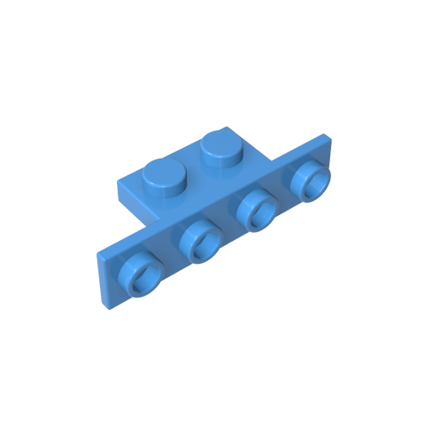 Gobricks,Bracket 1 x 2 - 1 x 4 [Rounded Corners],2436b,10201,2436a,2436,2436c,28802
