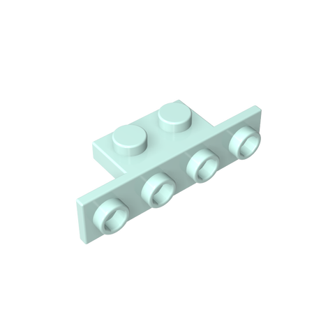 Gobricks,Bracket 1 x 2 - 1 x 4 [Rounded Corners],2436b,10201,2436a,2436,2436c,28802