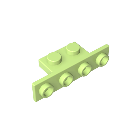 Gobricks,Bracket 1 x 2 - 1 x 4 [Rounded Corners],2436b,10201,2436a,2436,2436c,28802