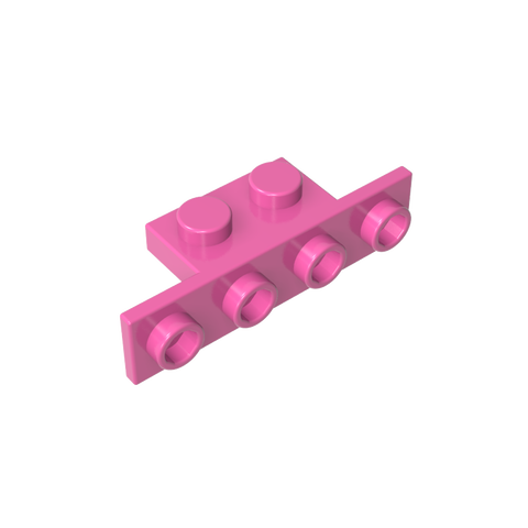 Gobricks,Bracket 1 x 2 - 1 x 4 [Rounded Corners],2436b,10201,2436a,2436,2436c,28802
