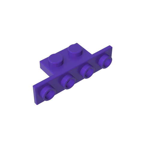 Gobricks,Bracket 1 x 2 - 1 x 4 [Rounded Corners],2436b,10201,2436a,2436,2436c,28802