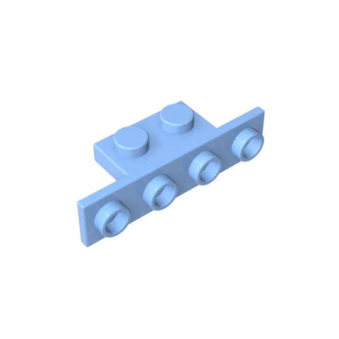 Gobricks,Bracket 1 x 2 - 1 x 4 [Rounded Corners],2436b,10201,2436a,2436,2436c,28802