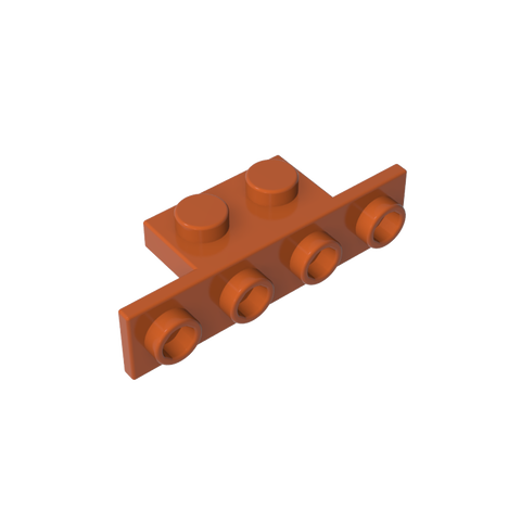 Gobricks,Bracket 1 x 2 - 1 x 4 [Rounded Corners],2436b,10201,2436a,2436,2436c,28802