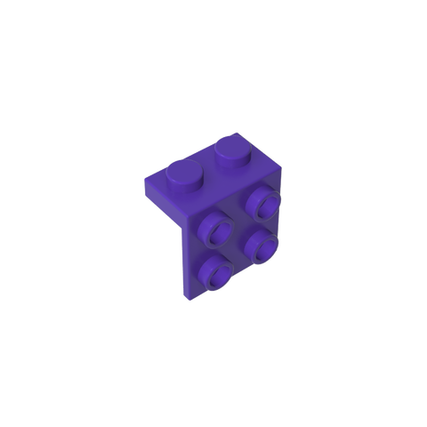 Gobricks,Bracket 1 x 2 - 2 x 2,44728,92411,21712,86644