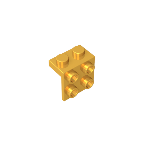 Gobricks,Bracket 1 x 2 - 2 x 2,44728,92411,21712,86644