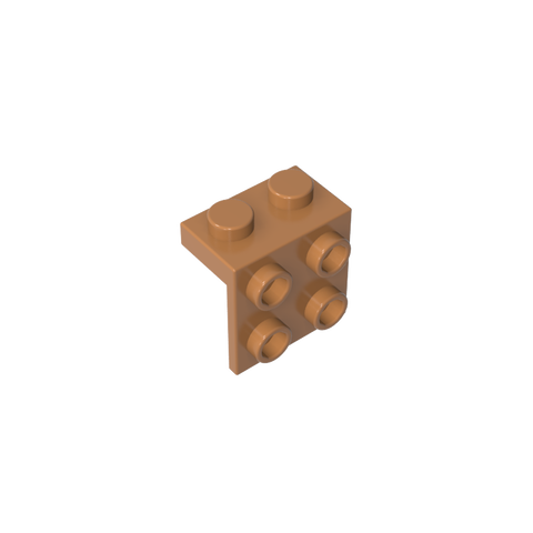 Gobricks,Bracket 1 x 2 - 2 x 2,44728,92411,21712,86644