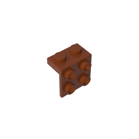 Gobricks,Bracket 1 x 2 - 2 x 2,44728,92411,21712,86644