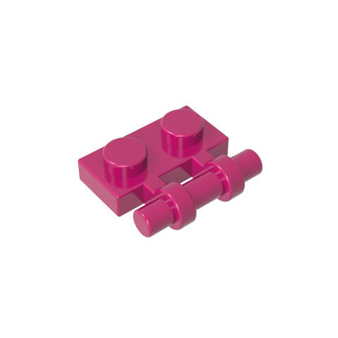 Gobricks,Plate Special 1 x 2 Side Handle [Free Ends],2540