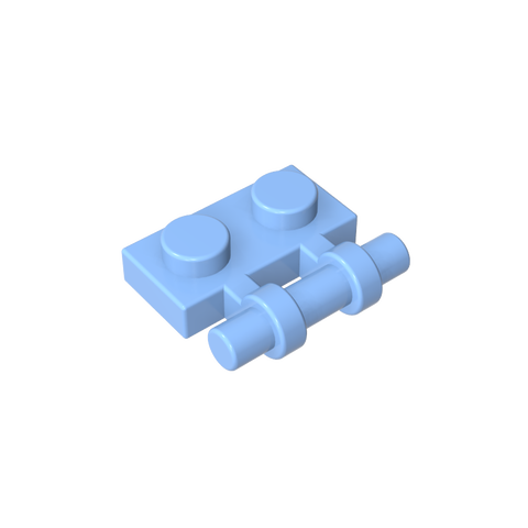 Gobricks,Plate Special 1 x 2 Side Handle [Free Ends],2540