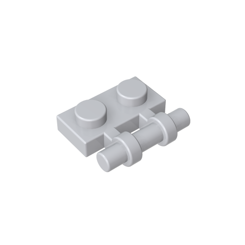 Gobricks,Plate Special 1 x 2 Side Handle [Free Ends],2540