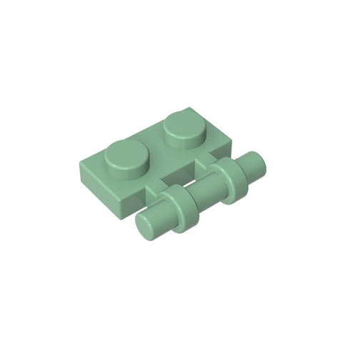Gobricks,Plate Special 1 x 2 Side Handle [Free Ends],2540