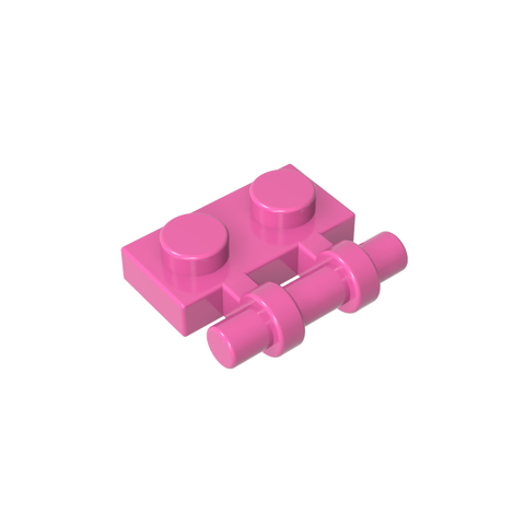 Gobricks,Plate Special 1 x 2 Side Handle [Free Ends],2540