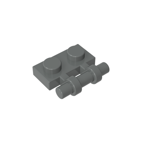 Gobricks,Plate Special 1 x 2 Side Handle [Free Ends],2540
