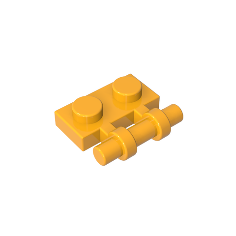 Gobricks,Plate Special 1 x 2 Side Handle [Free Ends],2540