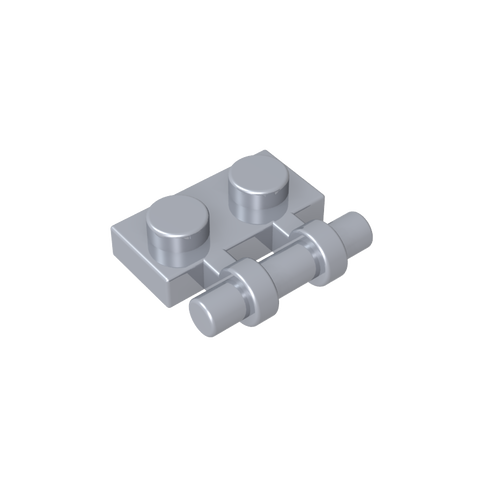 Gobricks,Plate Special 1 x 2 Side Handle [Free Ends],2540