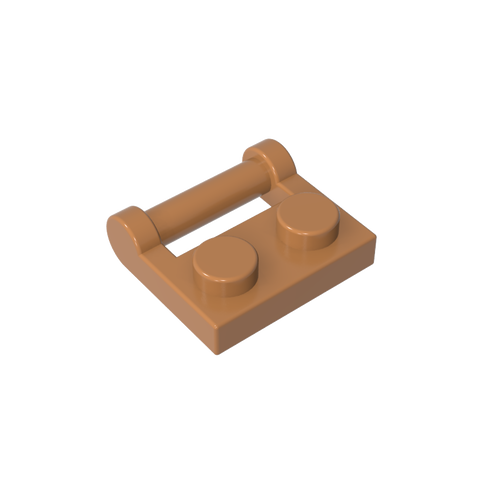 Gobricks,Plate Special 1 x 2 [Side Handle Closed Ends],48336