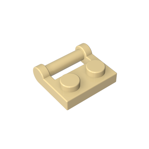 Gobricks,Plate Special 1 x 2 [Side Handle Closed Ends],48336