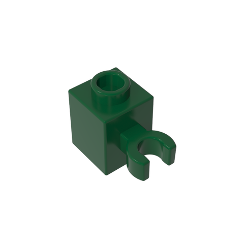 Gobricks,Brick Special 1 x 1 with Clip Vertical [Open O Clip, Hollow Stud],60475b,60475,60475a,30241
