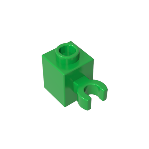 Gobricks,Brick Special 1 x 1 with Clip Vertical [Open O Clip, Hollow Stud],60475b,60475,60475a,30241